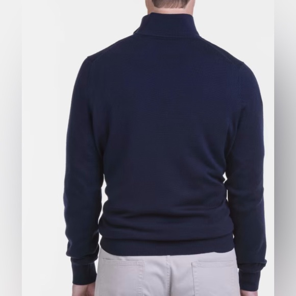 Fairway and Greene Baruffa Merino Quarter Zip Windsweater - Picture 2 of 9